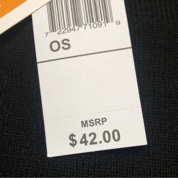 New Timberland Hat Men’s Winter Black Cuffed Knit Beanie Hat Casual Outdoor Fall - Picture 7 of 11